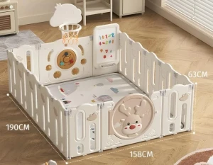 Îngrădire pentru jocuri 4play playland 190x158x63cm