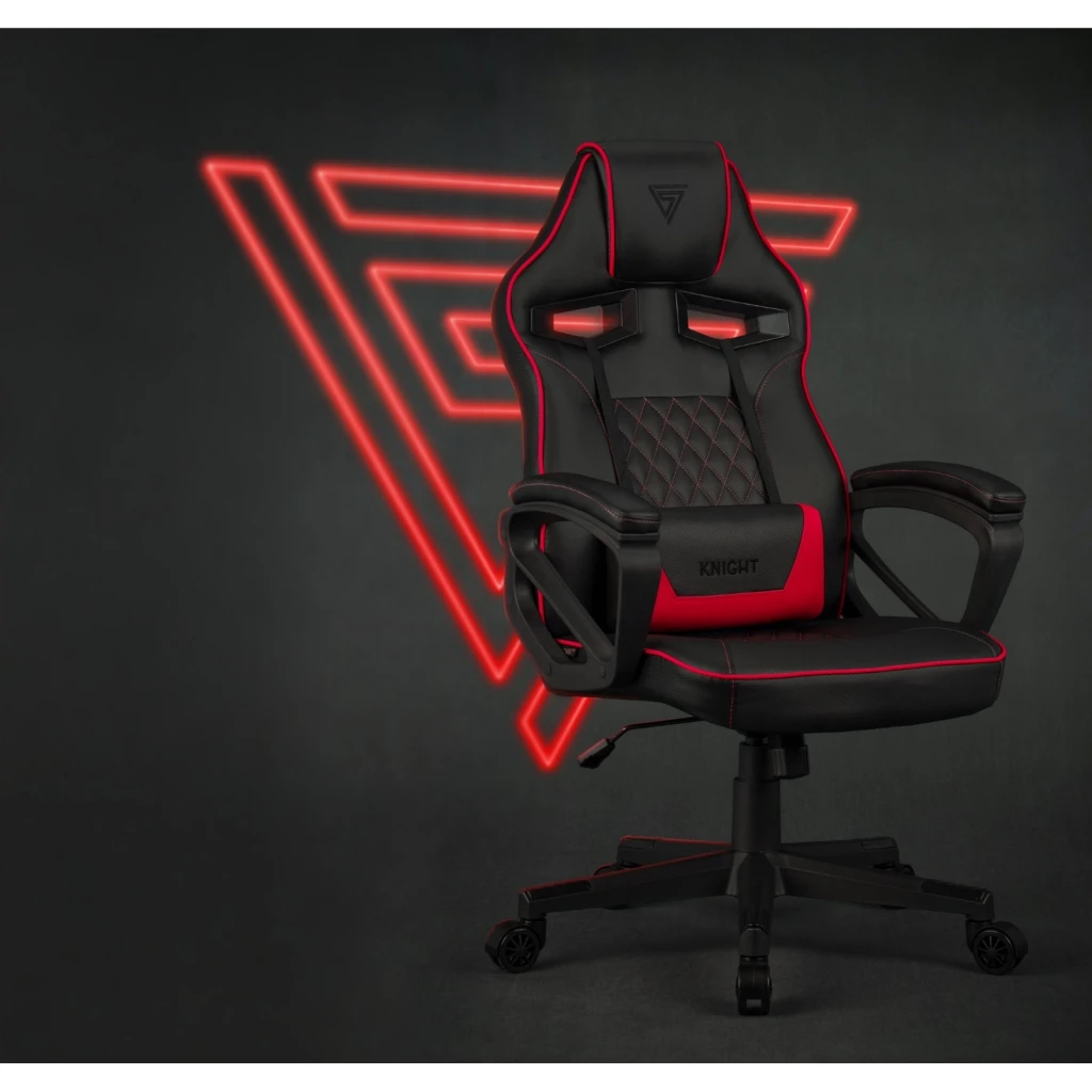 Геймерское кресло sense7 knight black and red 6