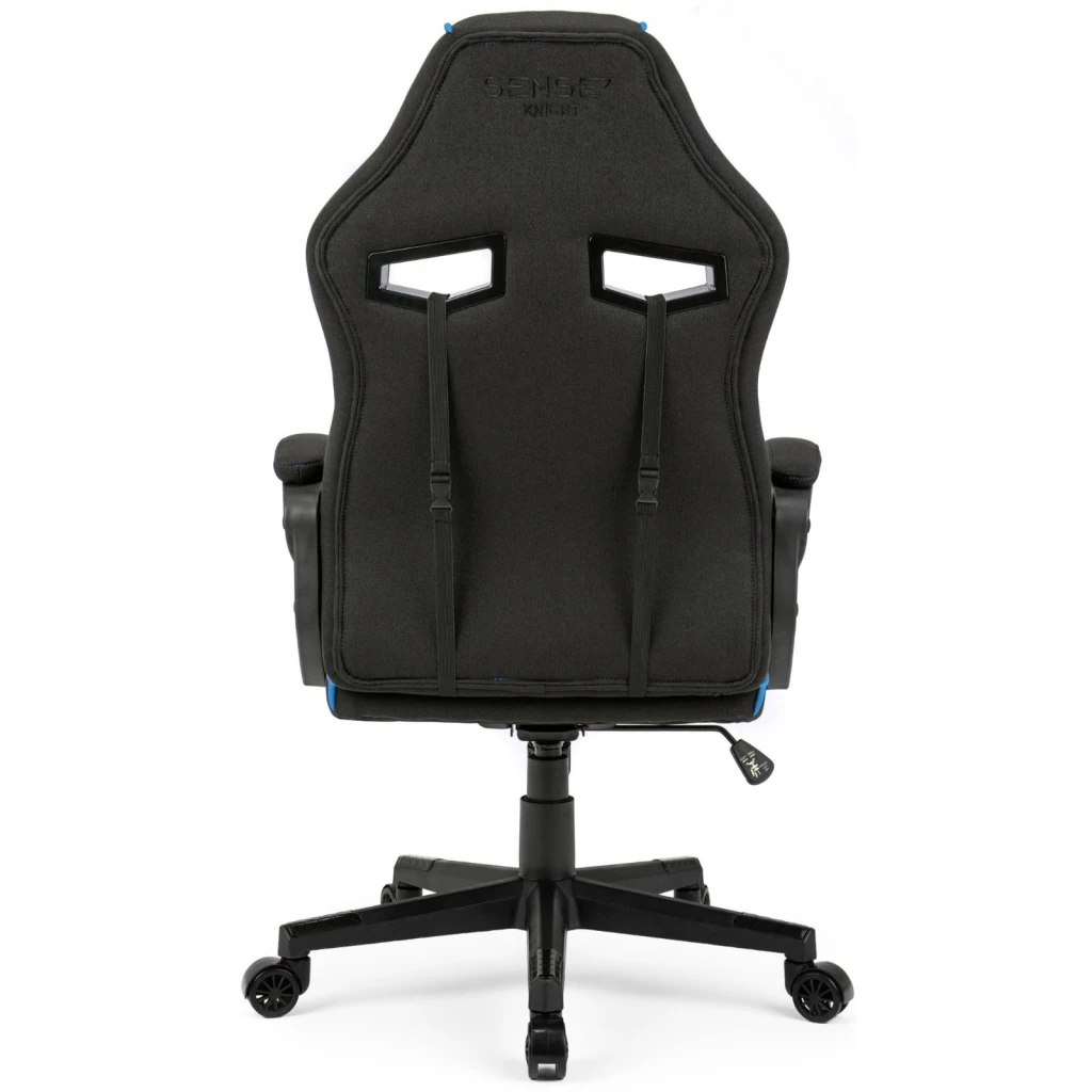 Геймерское кресло sense7 knight fabric black and blue 6