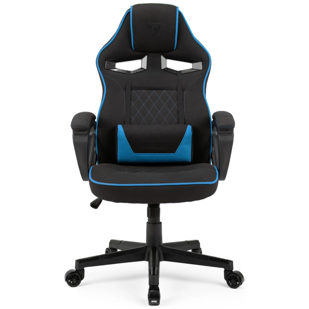 Геймерское кресло sense7 knight fabric black and blue 2