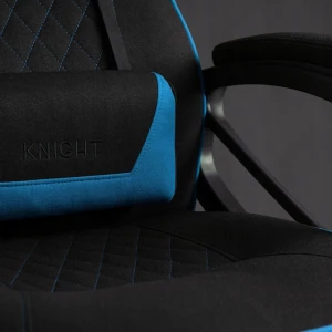 Геймерское кресло sense7 knight fabric black and blue Thumbnail 11