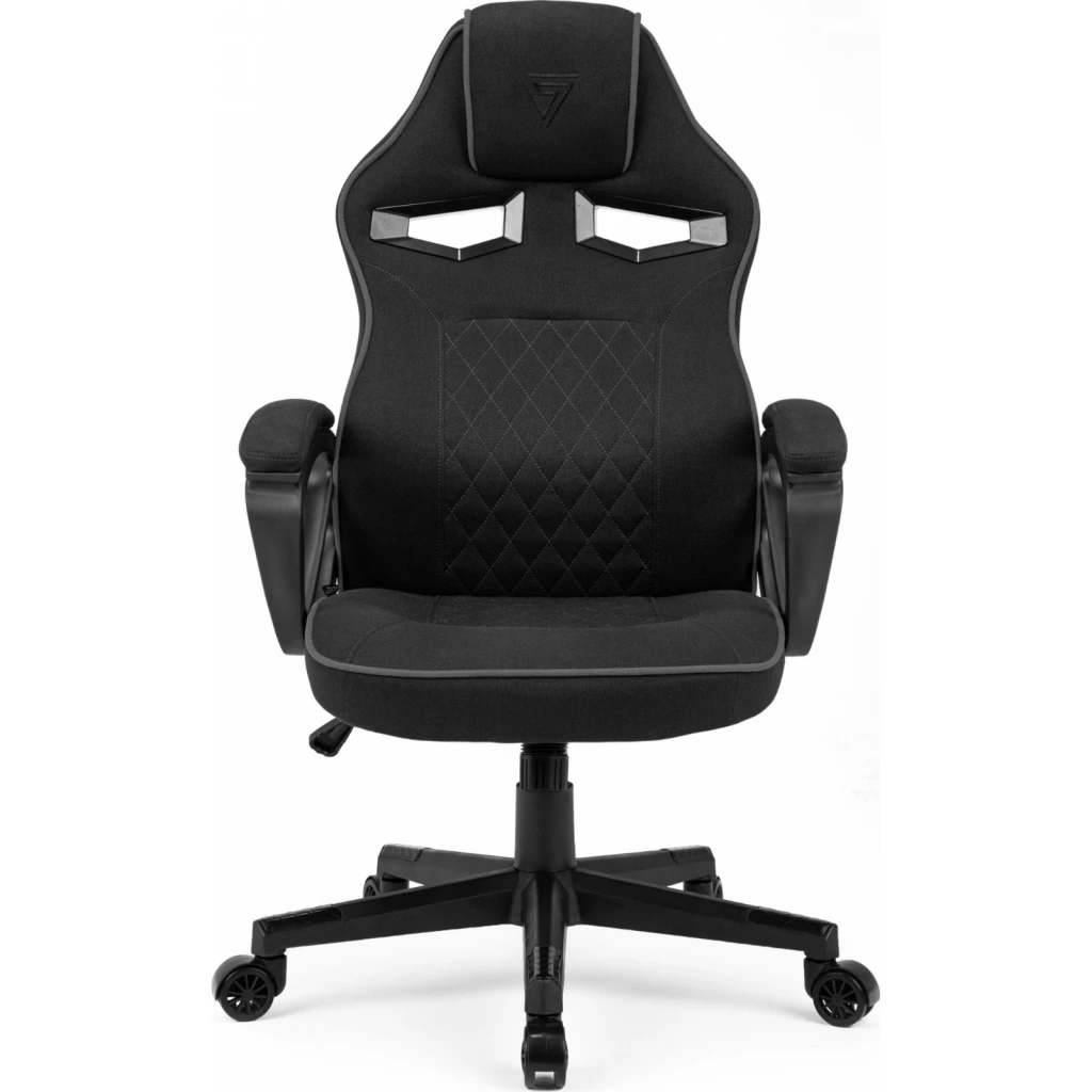 Геймерское кресло sense7 knight fabric black and gray 3