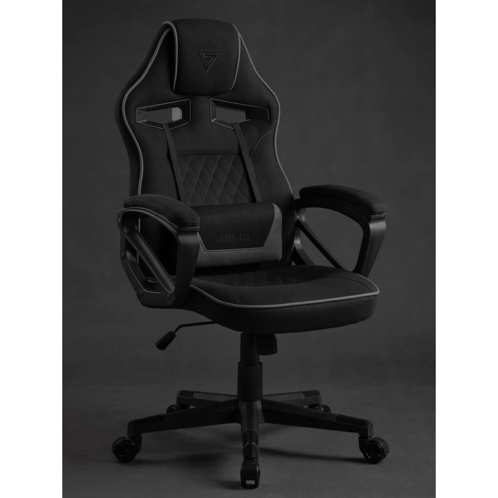 Геймерское кресло sense7 knight fabric black and gray 7
