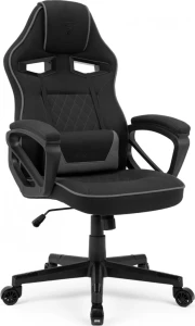 Scaun de gaming sense7 knight fabric black and gray