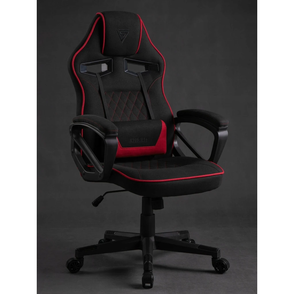 Геймерское кресло sense7 knight fabric black and red 7