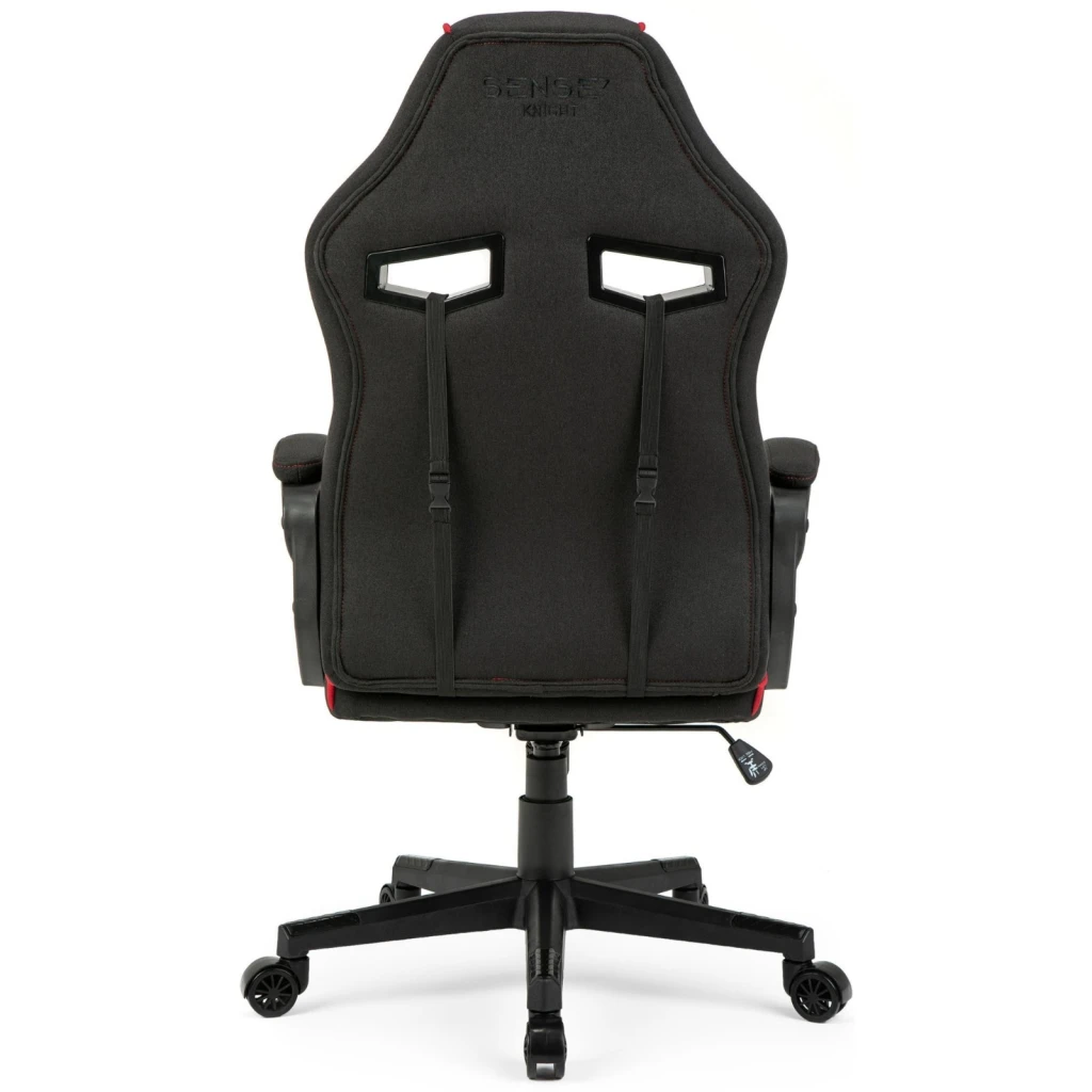 Геймерское кресло sense7 knight fabric black and red 6