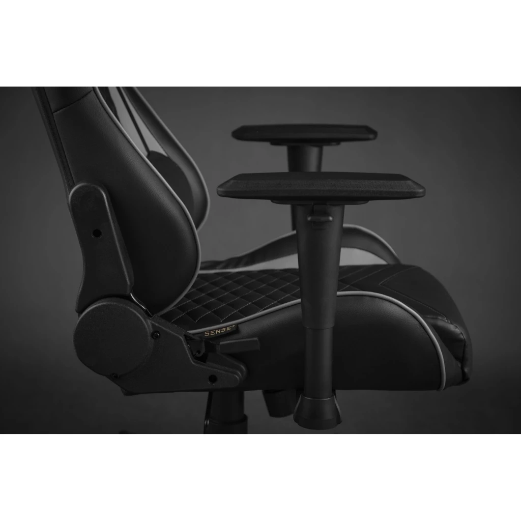 Геймерское кресло sense7 spellcaster black and gray 6