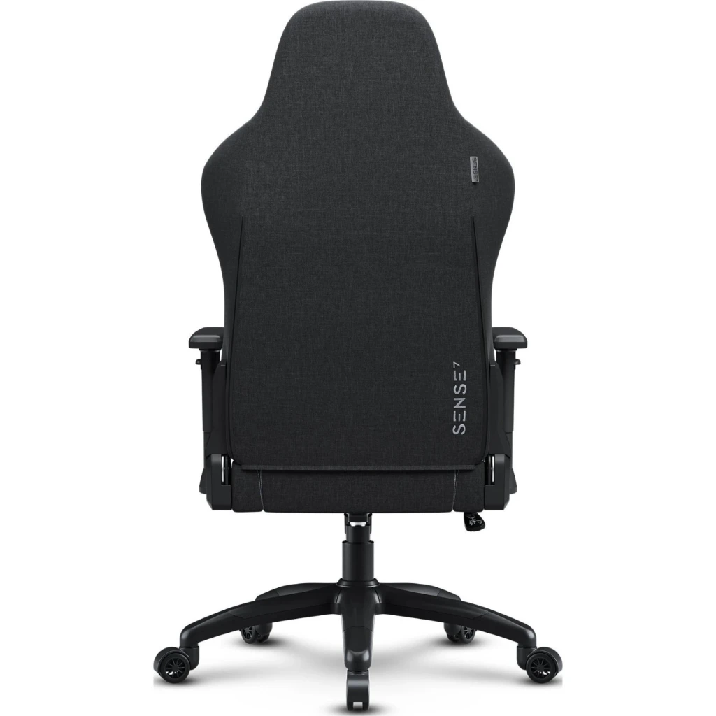 Геймерское кресло sense7 spellcaster fuku xl fabric black and gray 8
