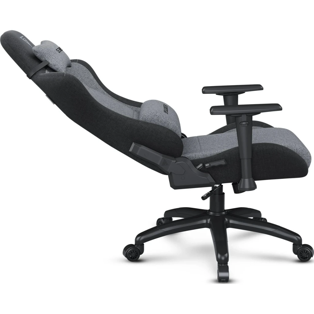 Геймерское кресло sense7 spellcaster fuku xl fabric black and gray 3