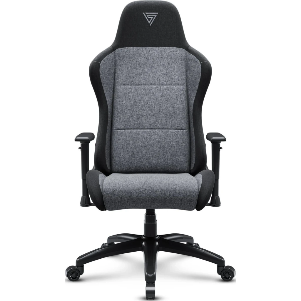 Геймерское кресло sense7 spellcaster fuku xl fabric black and gray 7