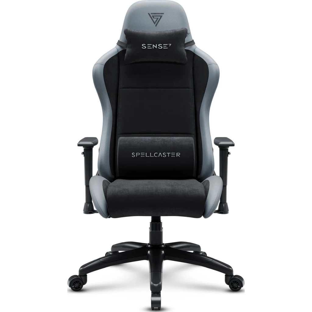 Геймерское кресло sense7 spellcaster fuku xl pu black and gray 3