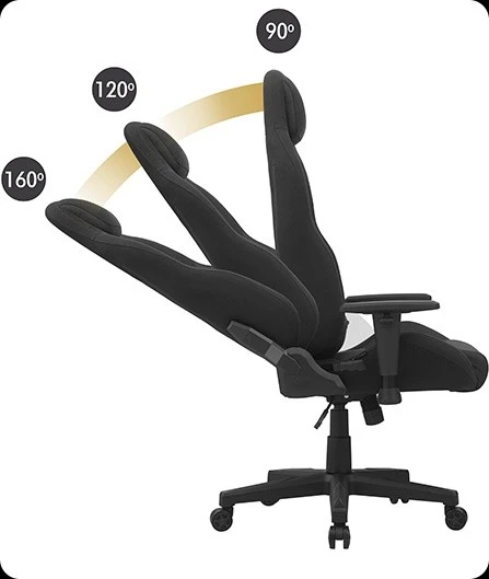 Геймерское кресло sense7 vanguard fabric black 11