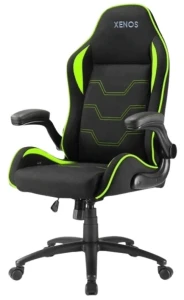 Геймерское кресло xenos neron black/green