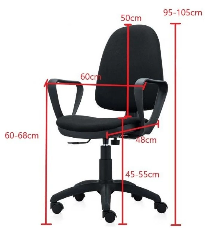 Scaun de birou xenos kyiv black 4