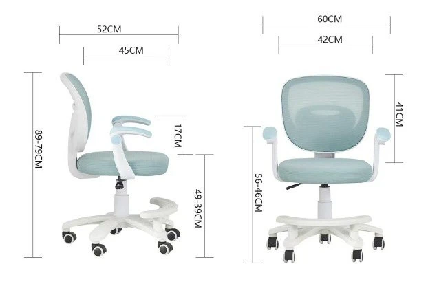 Scaun de birou xenos olaf blue 5