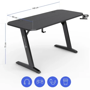 Геймерский стол sense7 nomad basic 140x60cm Thumbnail 10