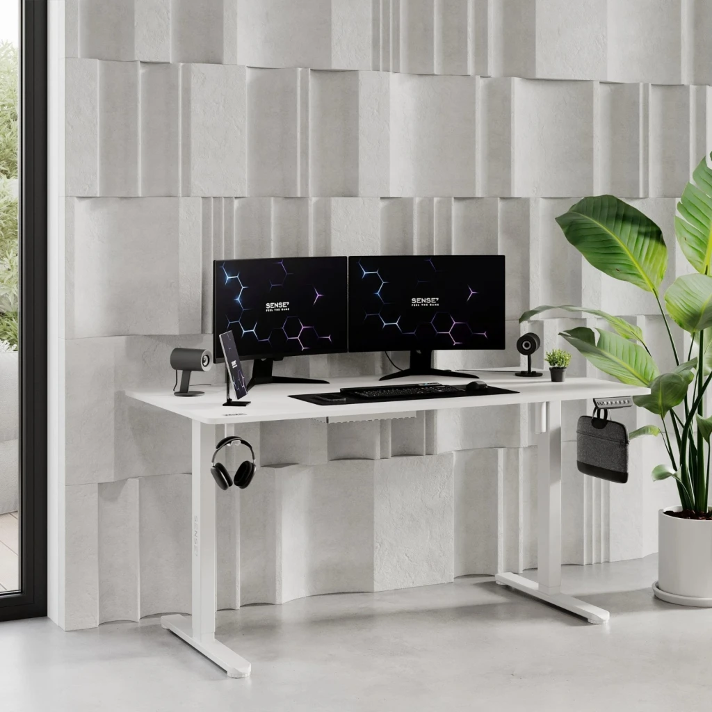 Письменный стол sense7 nojo 140x70 white 9