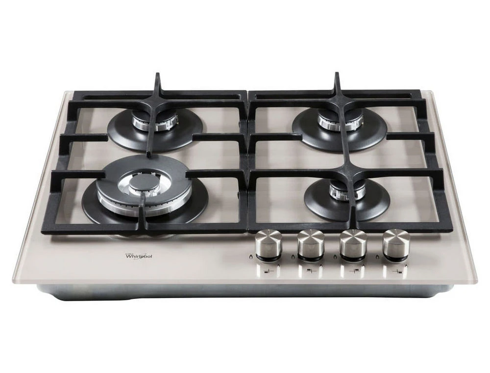 Газовая варочная панель whirlpool gofl 629/s, серебристый 4