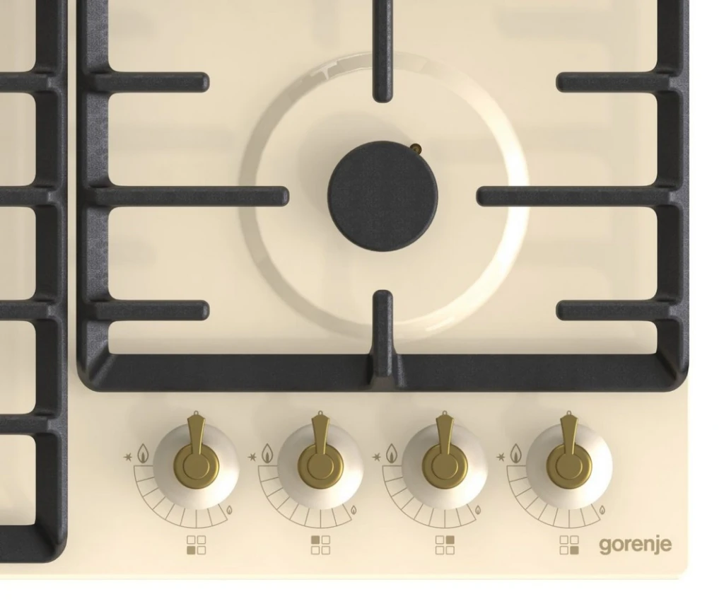 Газовая варочная панель gorenje gw 642 cli, бежевый 5