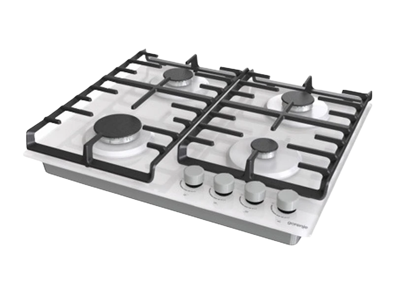 Газовая варочная панель gorenje gt 642 axw, белый 4