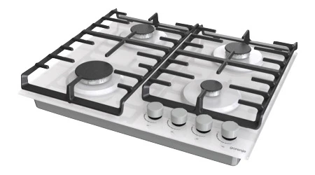 Газовая варочная панель gorenje gt 642 axw, белый 2