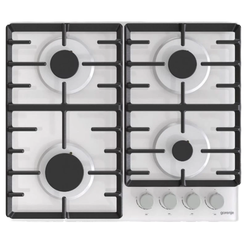 Газовая варочная панель gorenje gt 642 axw, белый 8