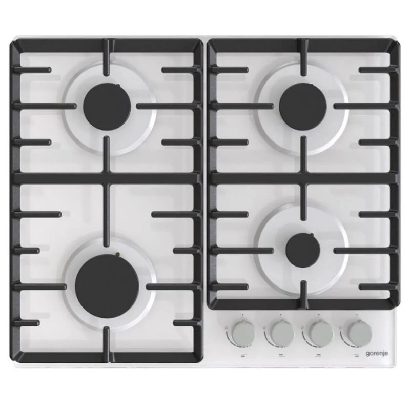 Газовая варочная панель gorenje gt 642 axw, белый 6