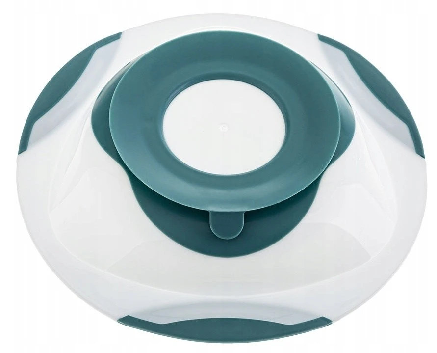 Тарелка на присоске akuku a0524 turquoise 4