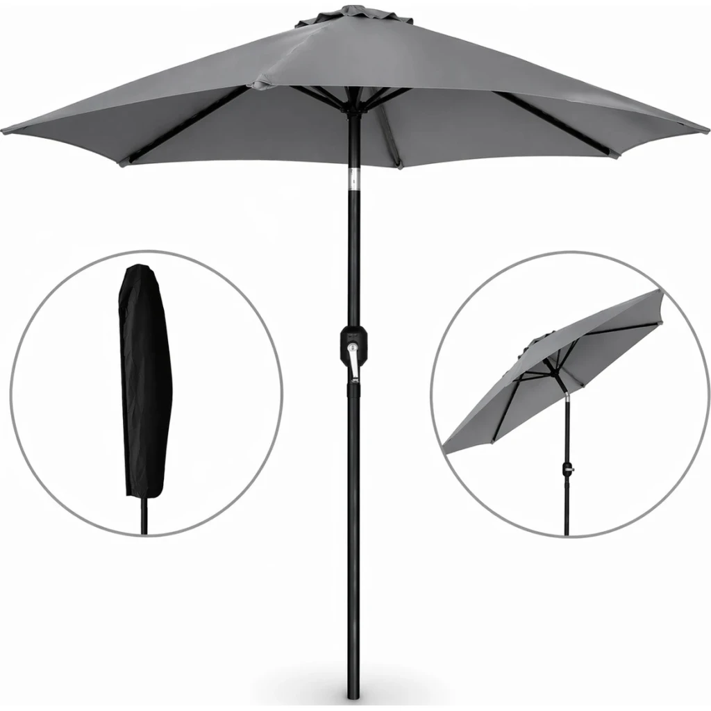 Umbrelă de gradină gardenline gao2569 green 7