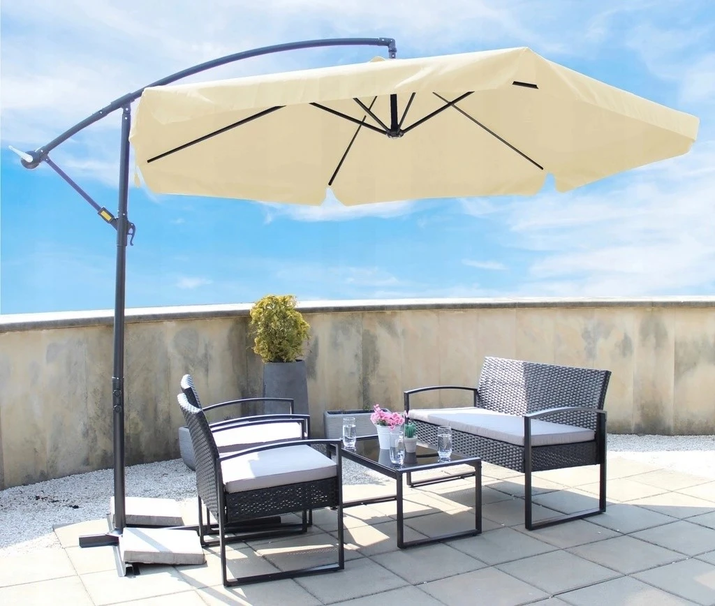 Umbrelă de gradină gardenline gao2866 beige 10