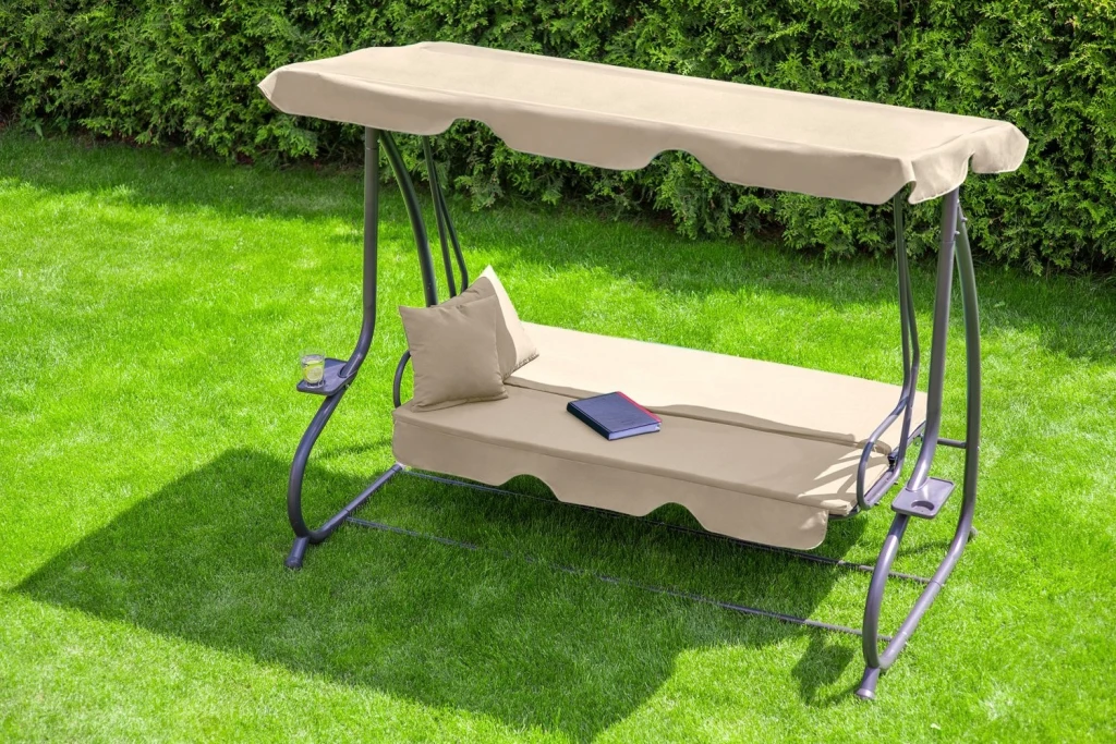 Leagăn de grădină funfit relax plus beige (1602) 11