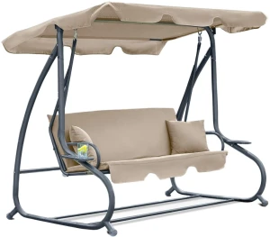 Садовые качели funfit relax plus beige (1602)