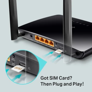Router fără fir tp-link tl-mr6400, 4g, negru Thumbnail 6