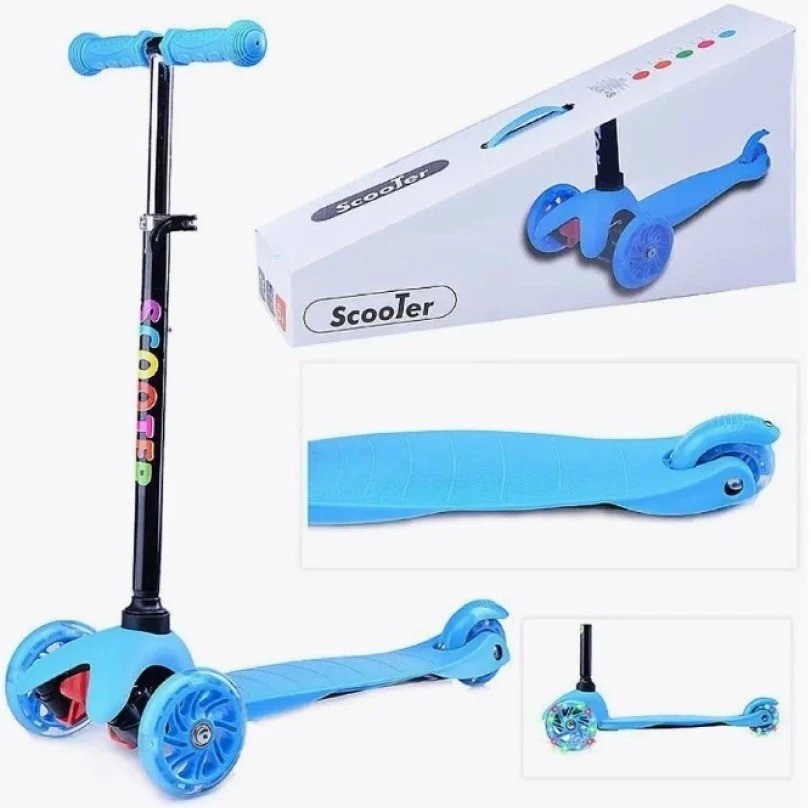 Trotinetă 4play light blue 2