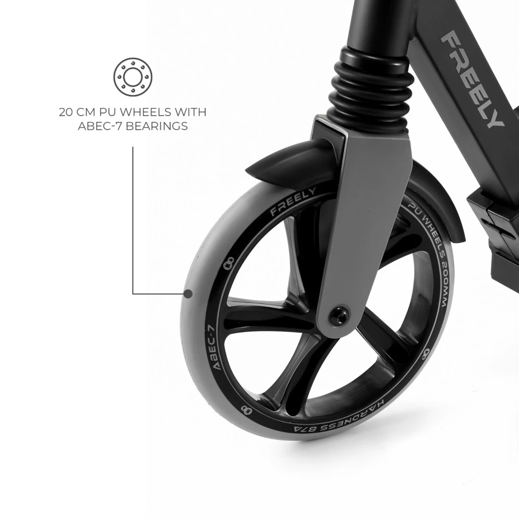 Trotinetă kinderkraft freely black (krfree00blk0000) 3