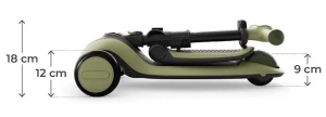 Самокат kinderkraft halley 2 2in1 green (krhall02gre0000) Thumbnail 7