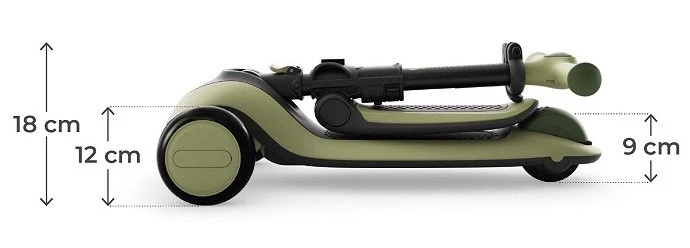 Самокат kinderkraft halley 2 2in1 green (krhall02gre0000) 6