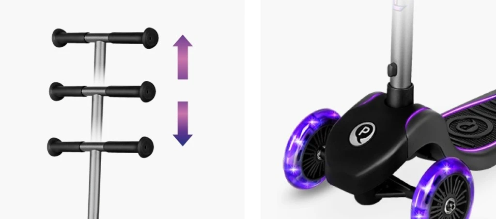 Самокат qplay future eco purple 3