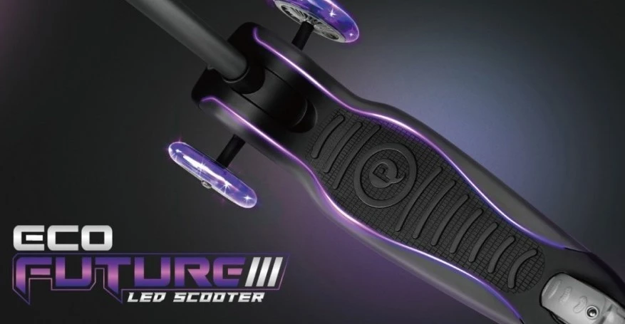 Самокат qplay future eco purple 2