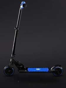 Trotinetă qplay honeycomb blue Thumbnail 8