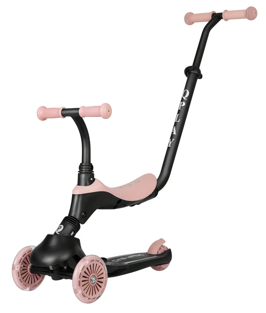 Самокат qplay sema evo coral pink 2