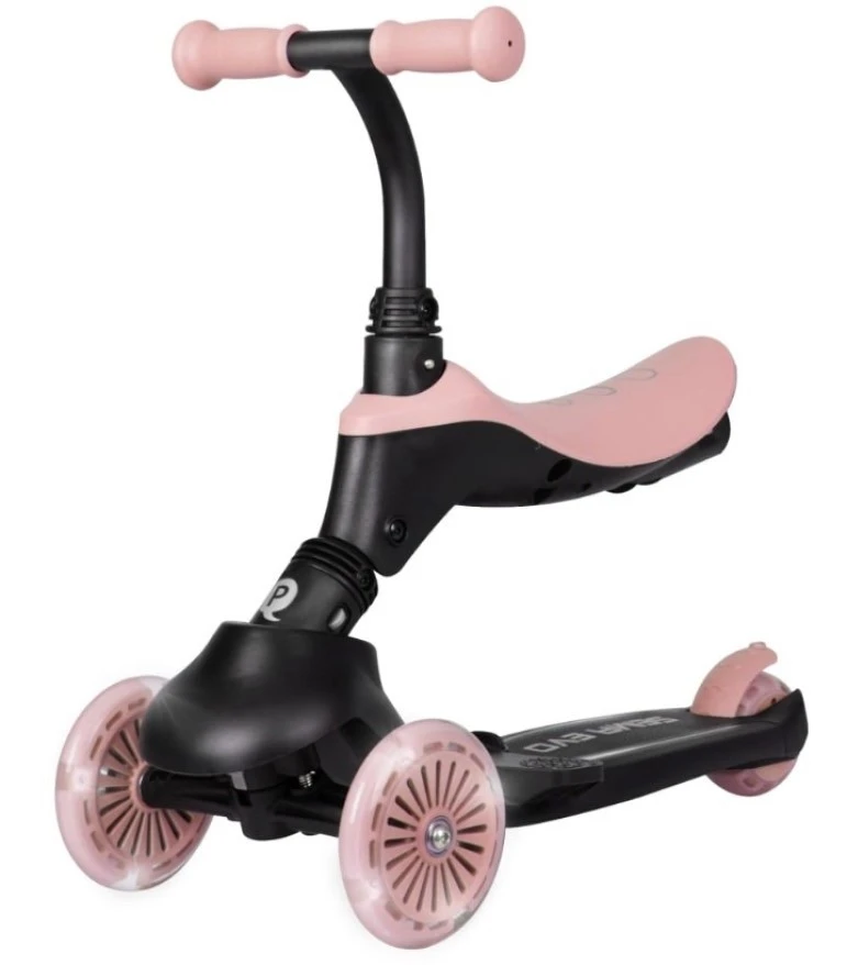 Самокат qplay sema evo coral pink 2