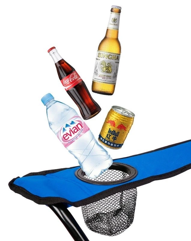 Scaun pliant pentru camping 4life at111 blue 4