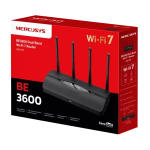 Беспроводной маршрутизатор MERCUSYS MR27BE, Wi-Fi, Чёрный