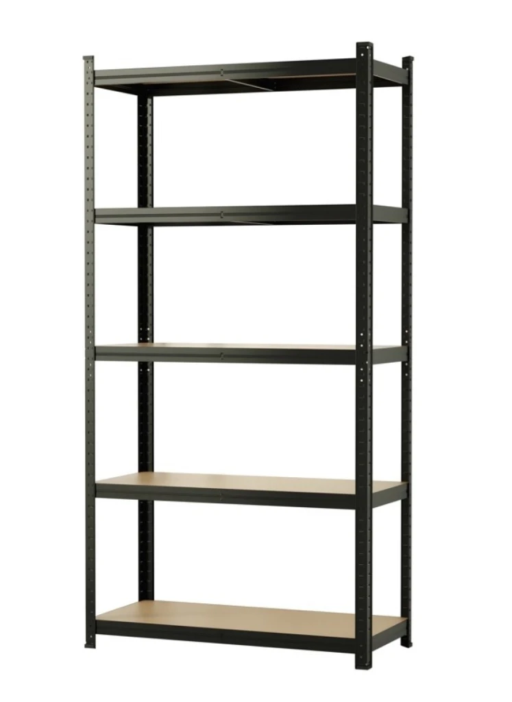 Стеллаж складской xenos smartline 180x90x40cm black 3