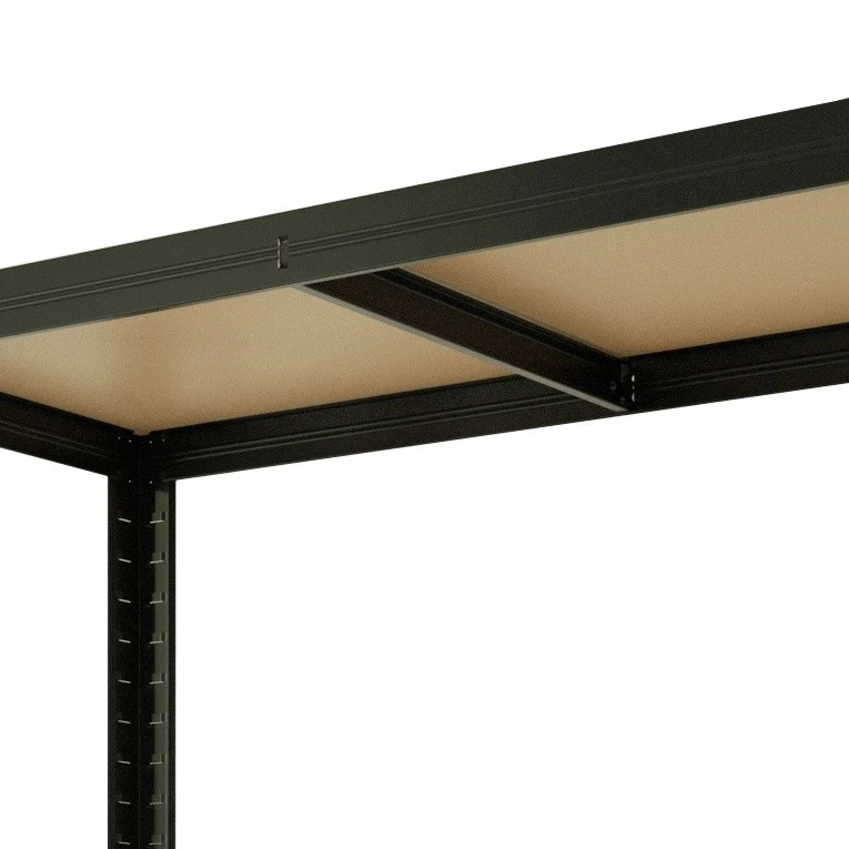 Стеллаж складской xenos smartline 180x90x40cm black 6