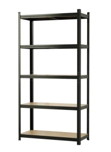 Стеллаж складской xenos smartline 180x90x40cm black Thumbnail 3