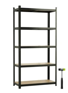 Стеллаж складской xenos smartline 180x90x40cm black