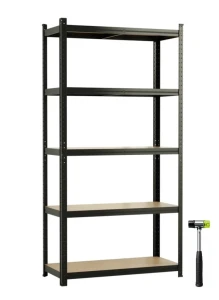 Стеллаж складской xenos smartline 180x90x40cm black