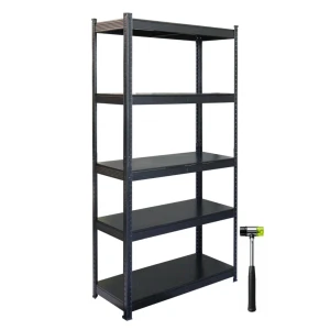 Стеллаж складской xenos smartline 180x90x40cm metal black